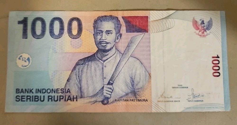 2000 Indonesia 1000 Rupiah Note