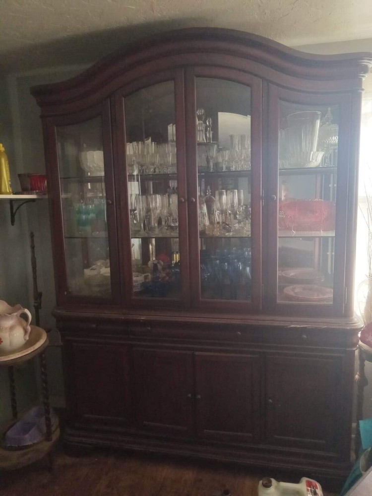 china cabinet hutch used