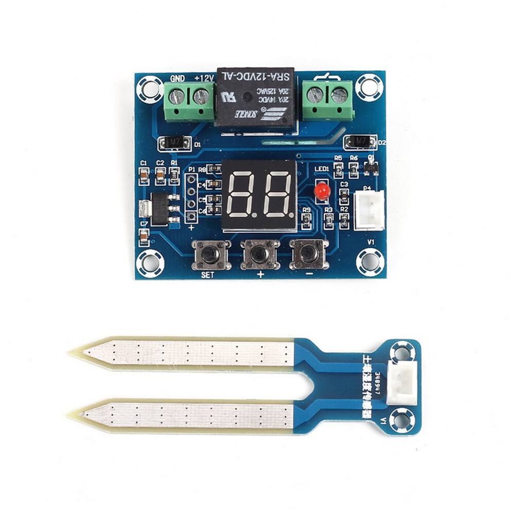 DC 12V Humidity Controller XH-M214 Soil Sensor Irrigation LED Display Module