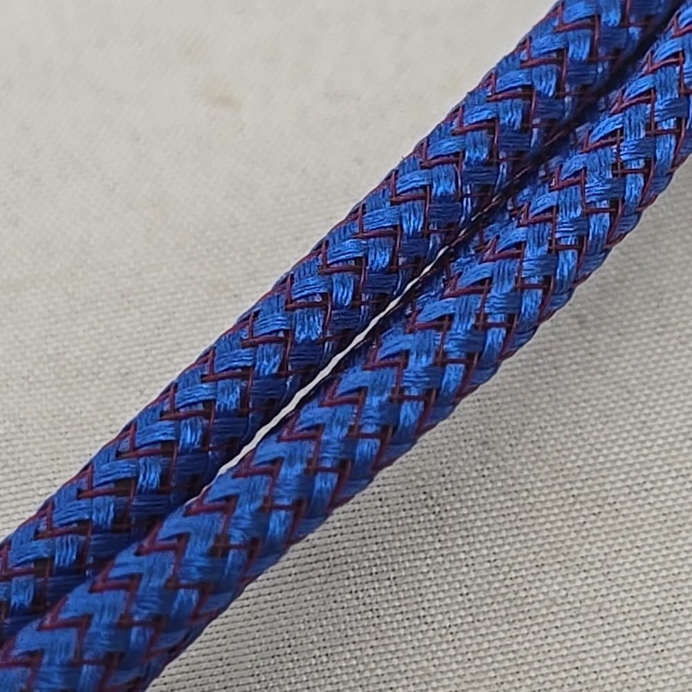 4 PACK 6.6FT PS4 Controller Charging Cable Micro USB Nylon Charger Data Blue