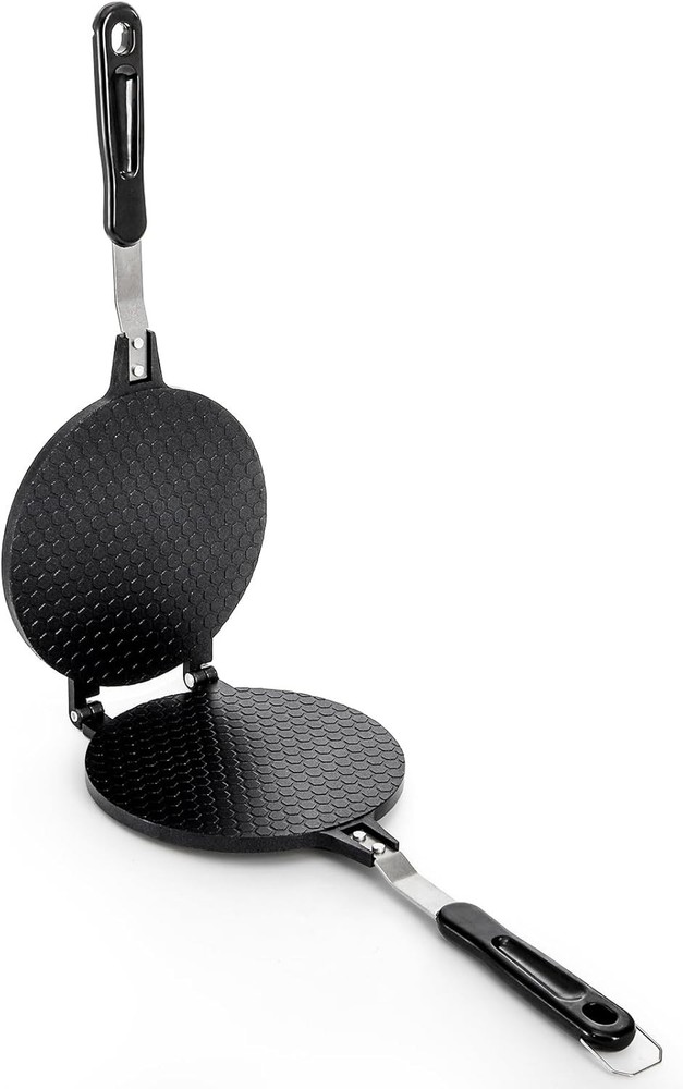 Versatile Waffle Cone and Egg Roll Maker - 6.7” Nonstick Pan for Deliciousness