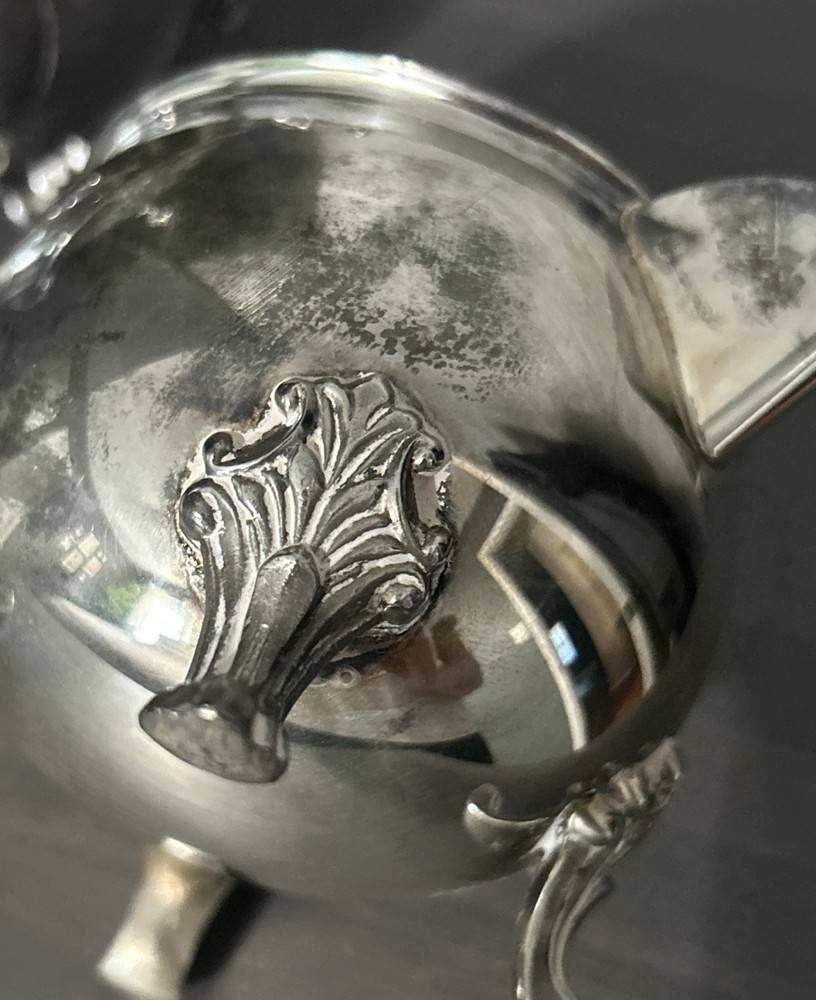 Vintage Silverplate Creamer & Sugar Set