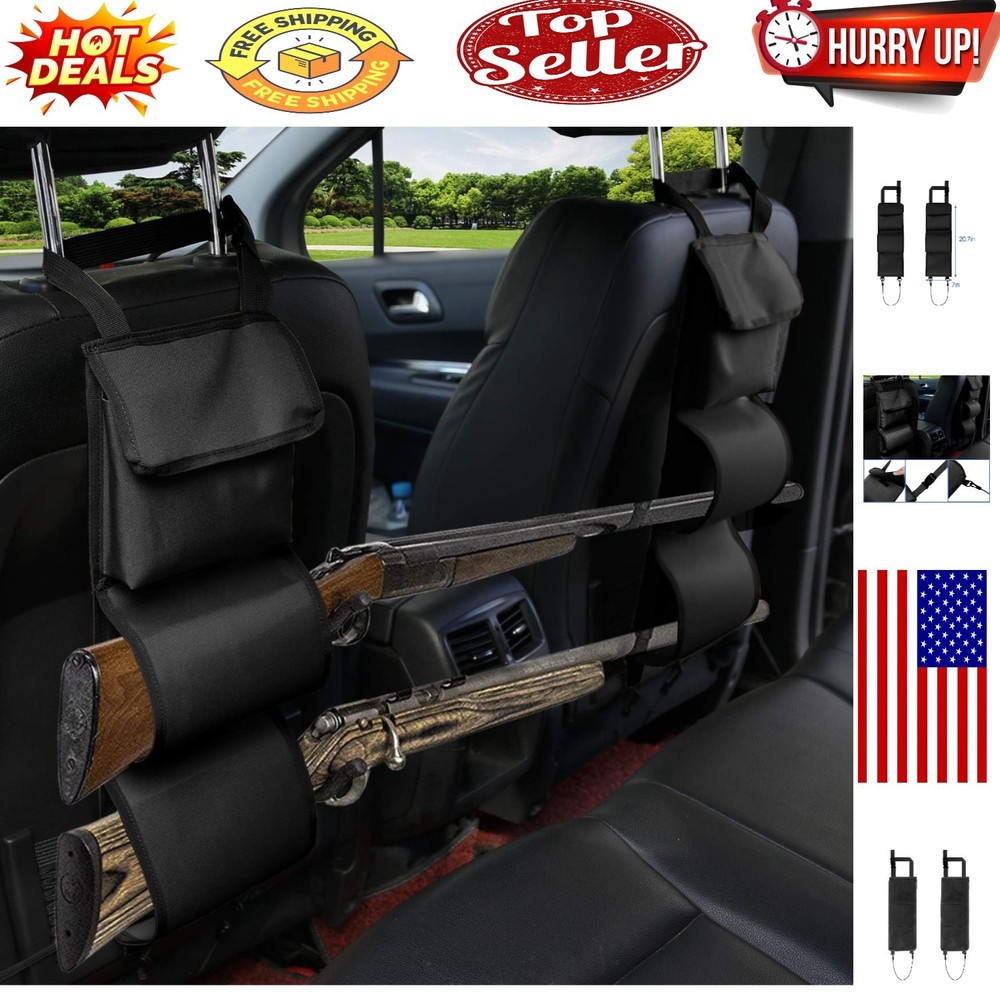 Universal Car Seat Back Gun Rack & Organizer