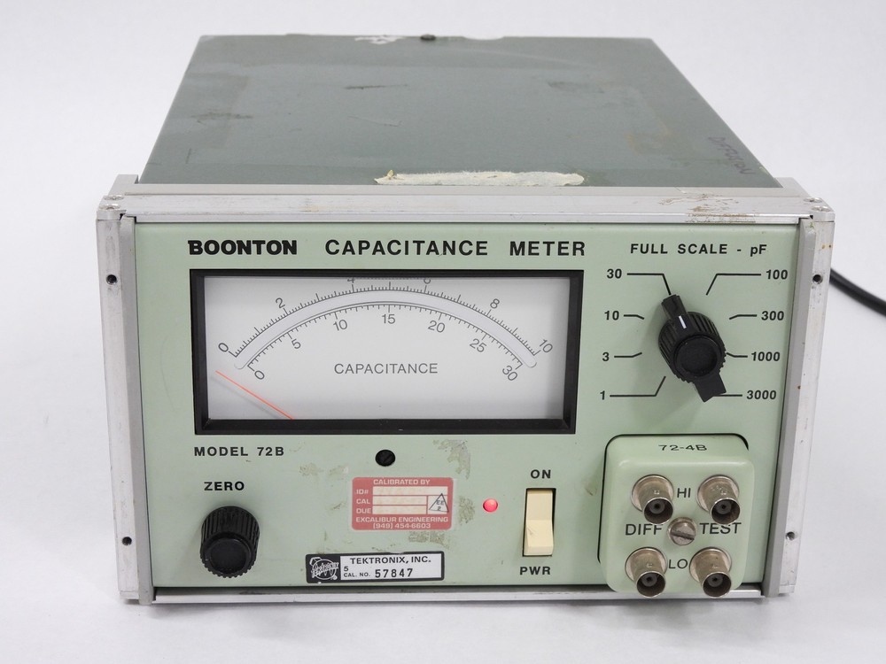 Boonton Electronics 72B Capacitance Meter (powers up, meter moves)
