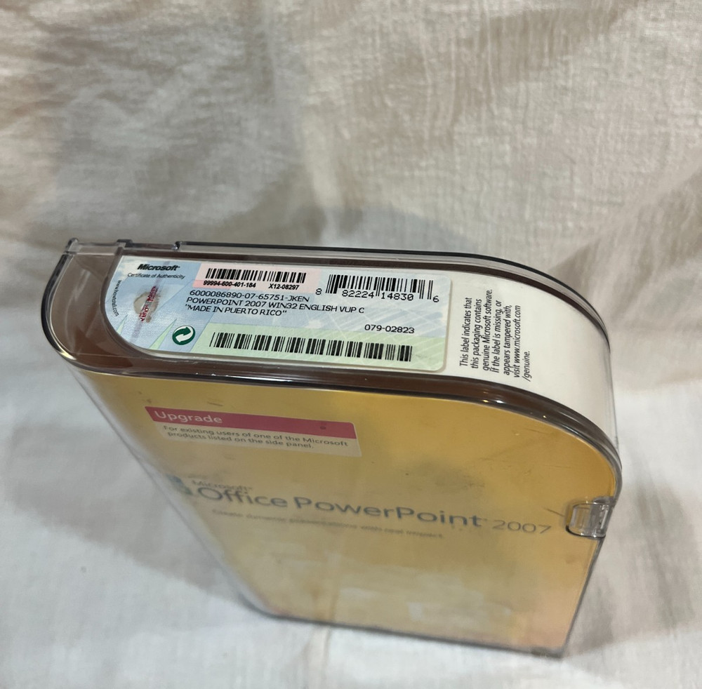 Microsoft Office Standard 2007 Upgrade PowerPoint With Key