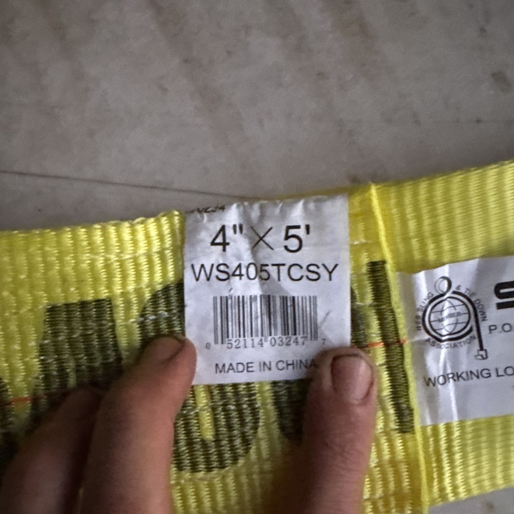 SpanSet 4”x5’ 5400lb Working Load Strap