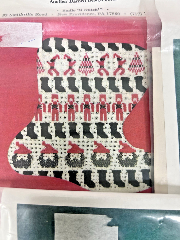 9 Kits Darning Card and Envelope Kit (Pattern Darning Collectibles) Christmas ++