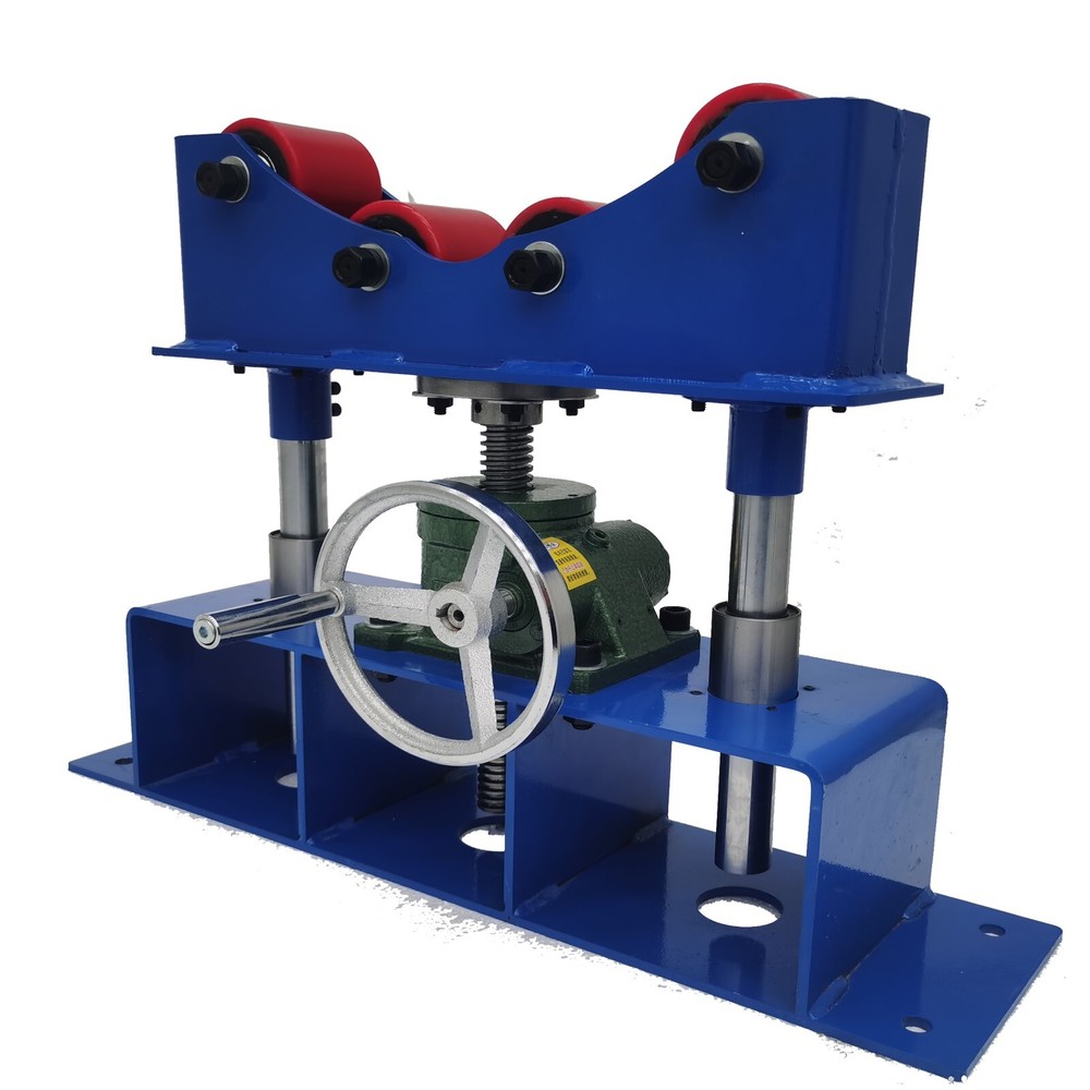 Welding Roller Bracket Manual Rolling Support Frame for Weld 1100LBSTravel 150mm