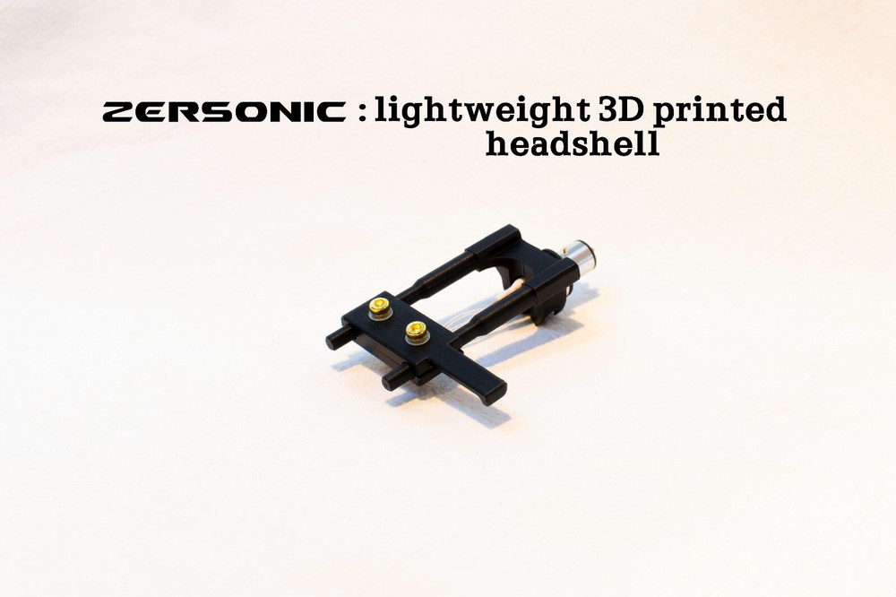 ZERSONIC - LIGHTWEIGHT HEADSHELL ADJUSTABLE AZIMUTH HI-FI TURNTABLE