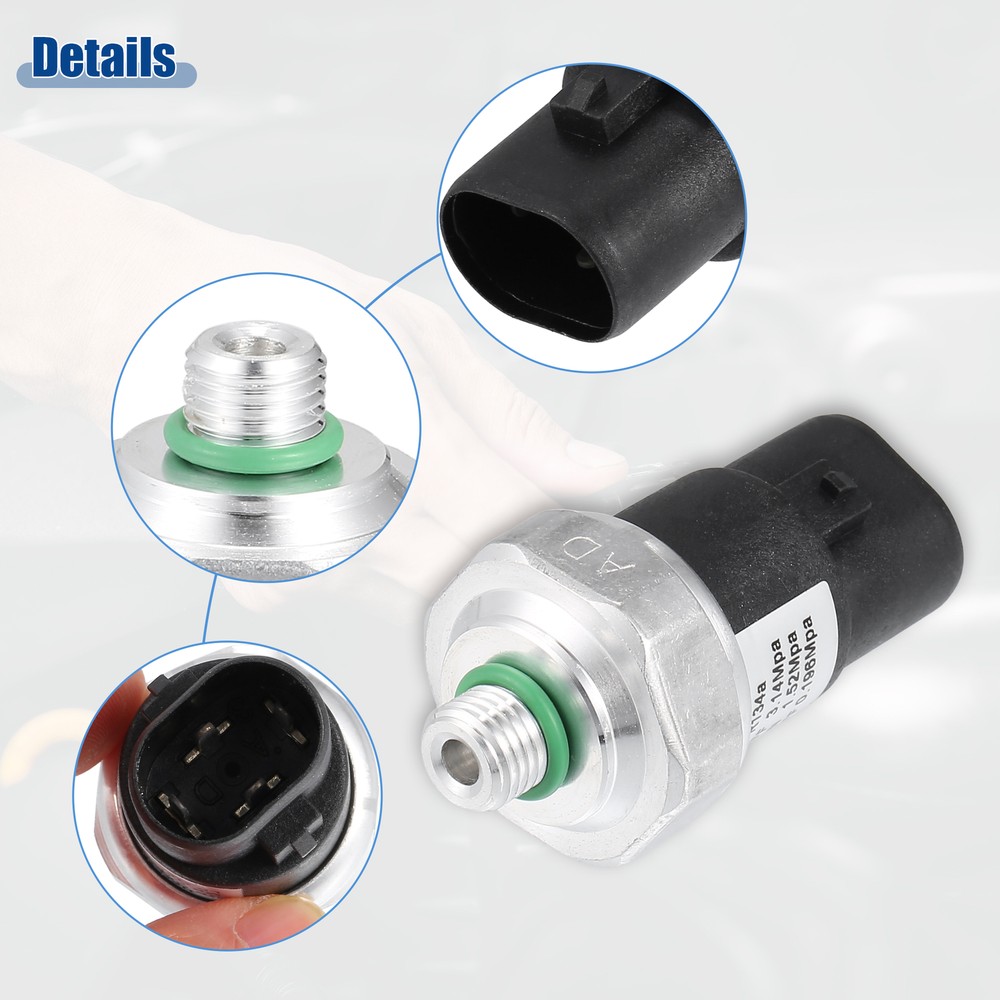 Pack (1) A/C Pressure Sensor Switch Clutch Cycle Switch for Mazda CX-7 2007-2009