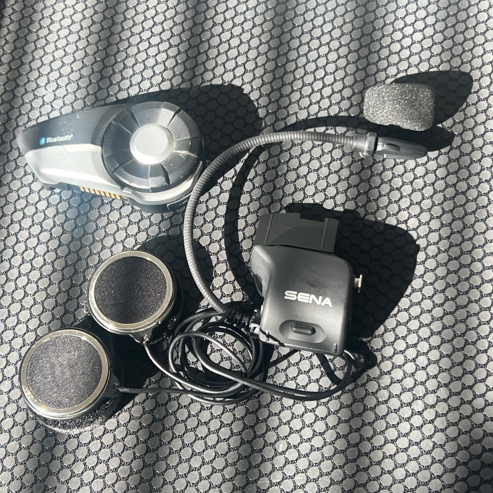 Sena 20S Motorcycle Bluetooth Headset Communication System Module Speakers Dual