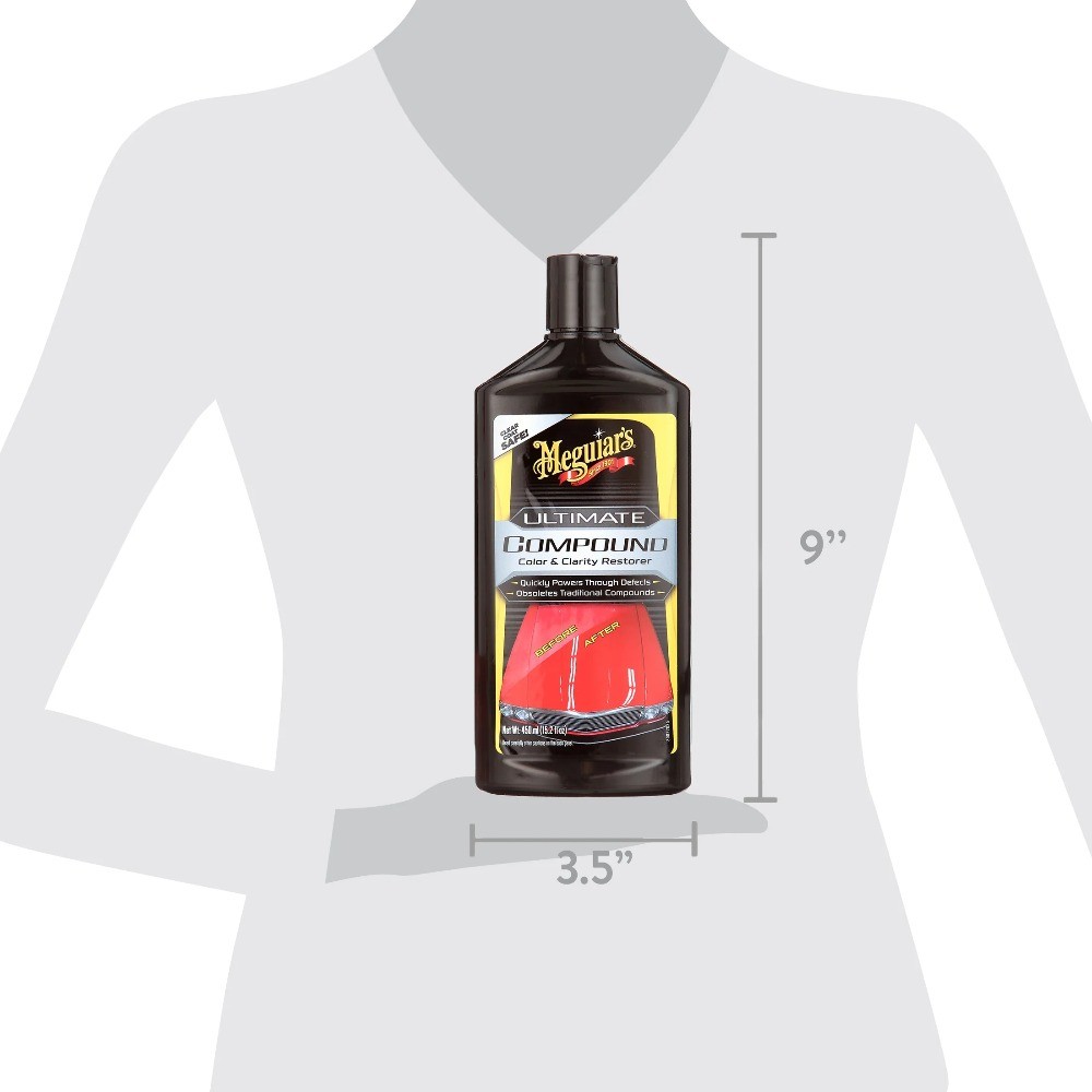 (3 pack) Meguiar's Ultimate Compound, G17216, 15.2 oz