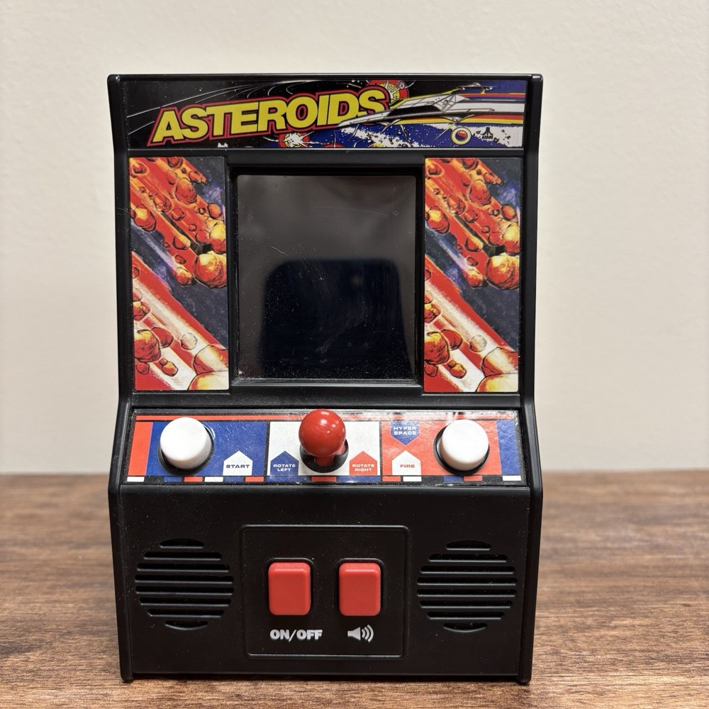 ASTEROIDS Arcade Classic Games  (ATARI) Mini Handheld Tested