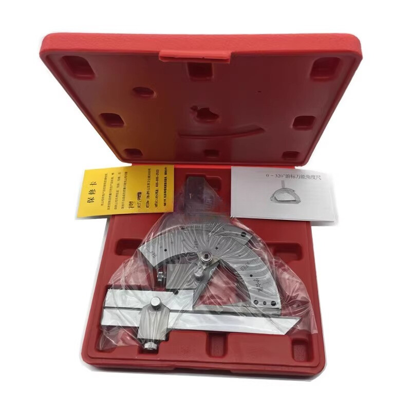 Universal Angle Ruler Protractor Angle Meter Angle Measuring Tool 0-320 Degrees