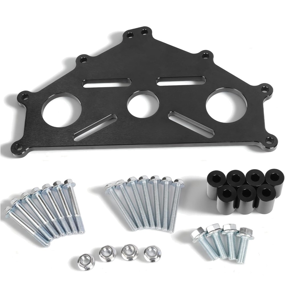 Heavy-Duty Engine Stand Adapter Plate - Complete Compatibility with Chevy SBC...