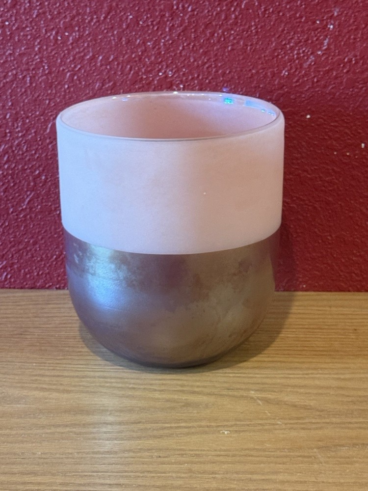 Plumrose Planter Vase Unmarked 7” Tall
