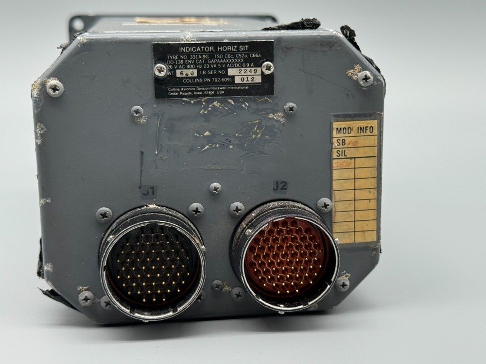 Collins Horizontal Situation Indicator (HSI) - Type 331A-9G - PN 792-6091-012