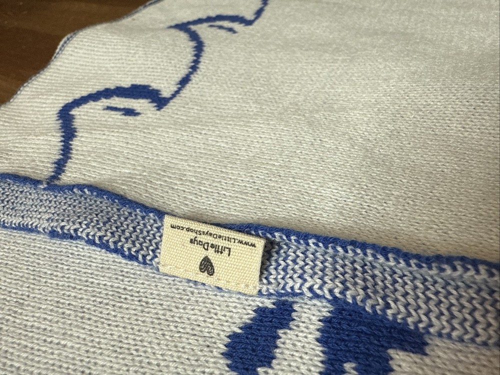 Little Days Milestone Whale Blanket