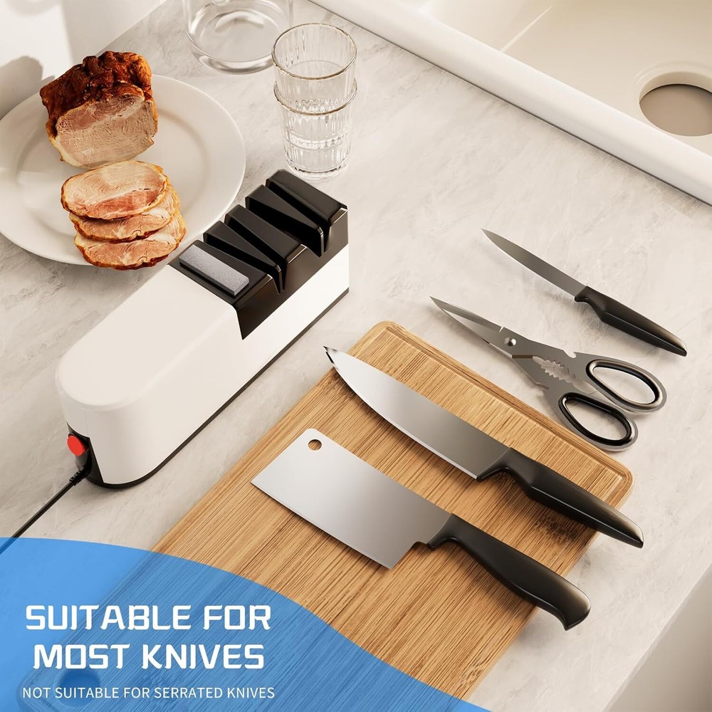 5 in 1 USB Electric Knife Sharpener Tool Machine Drill Knives Scissors Grinder