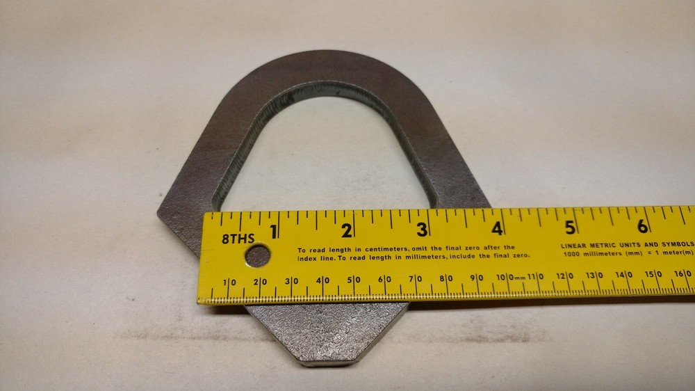 1/2" WELD ON LIFTING EYE - D-RING - SHACKLE MOUNT - TRAILER TIE DOWN - TOW STRAP