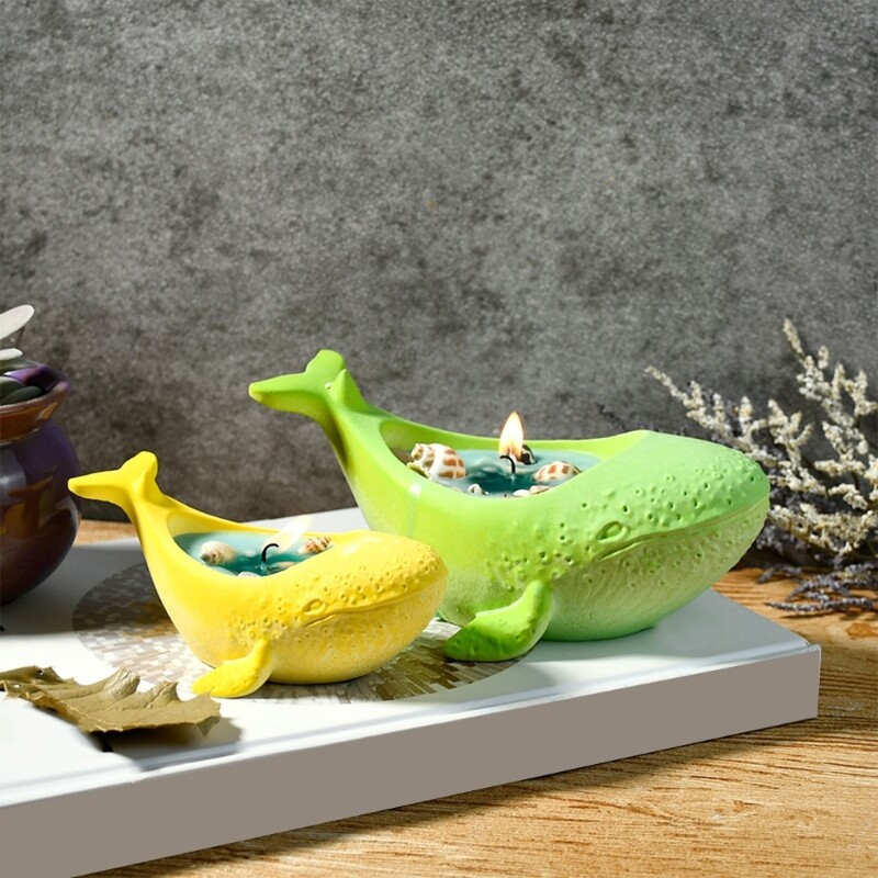 Versatile Silicone Mould for Whale Holders Artistics Home Accent