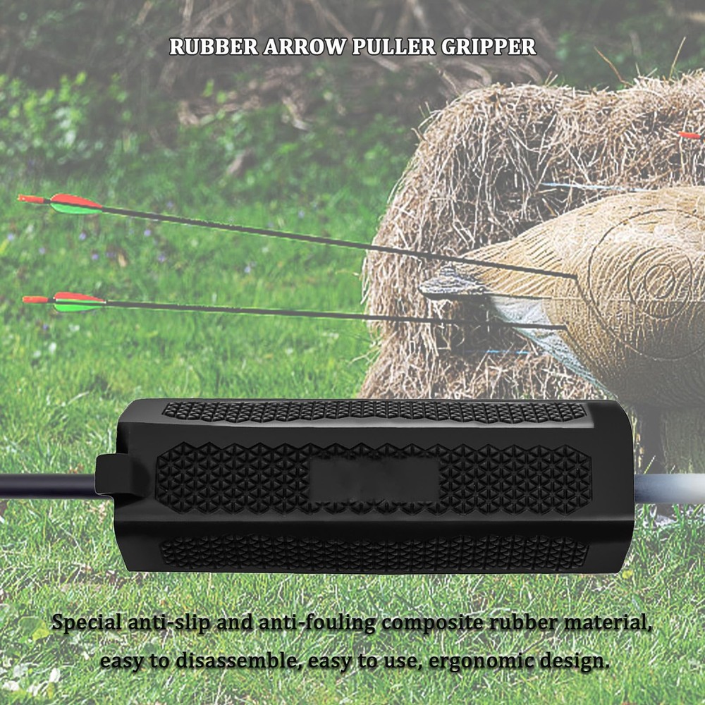 sntxmy Arrow Puller Gripper Tool for Archery, Extractor Target BLACK