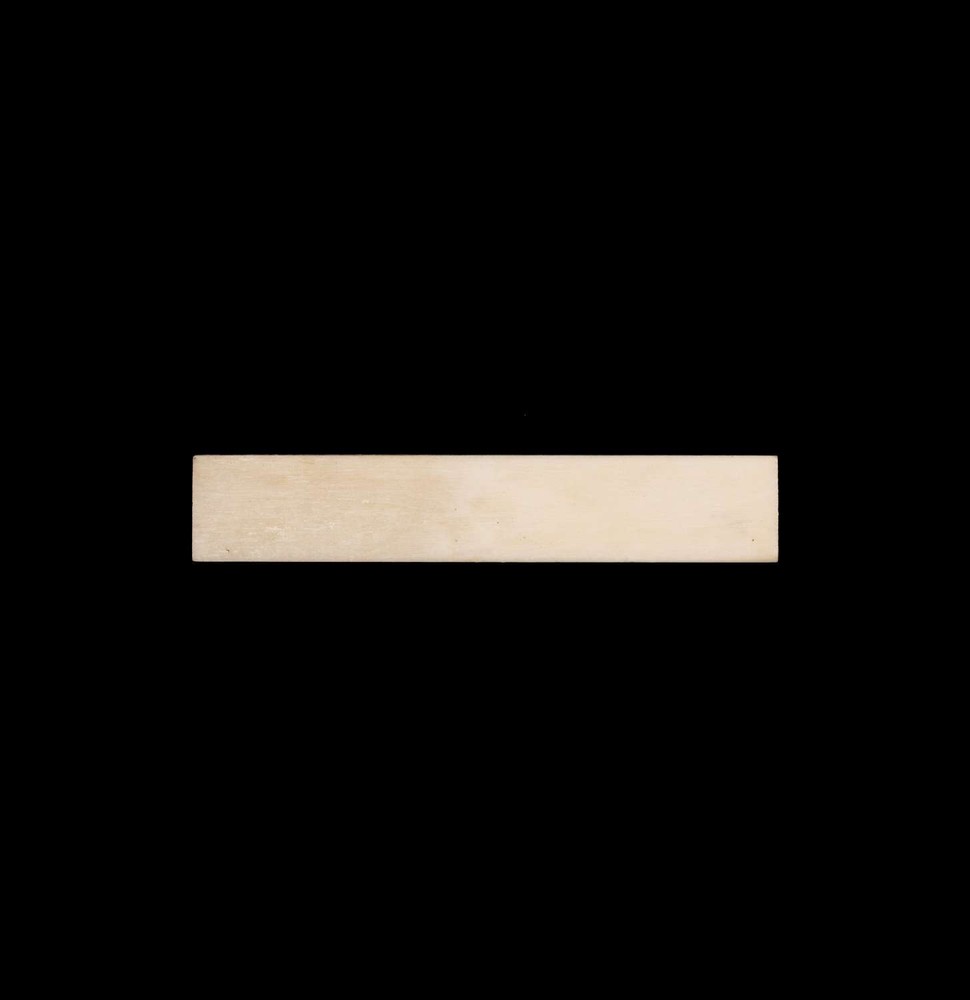 Tone Ninja Genuine Bone Nut Blank, Unbleached 1/4" thick NUT-NU24