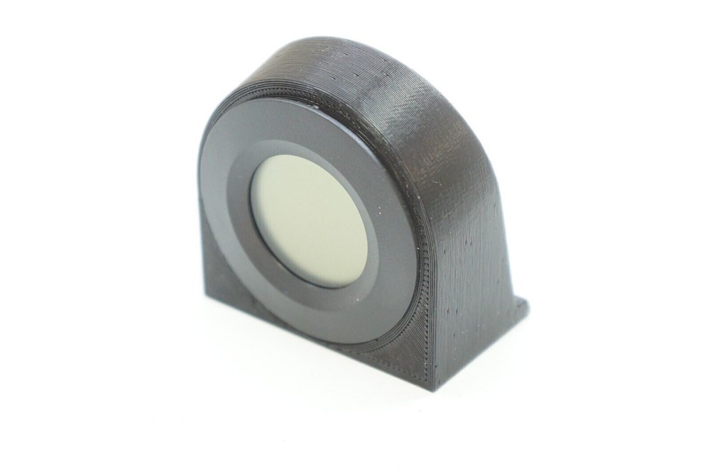 Angled Display Stand Mini Digital Temperature Humidity Hygrometer Circle LCD