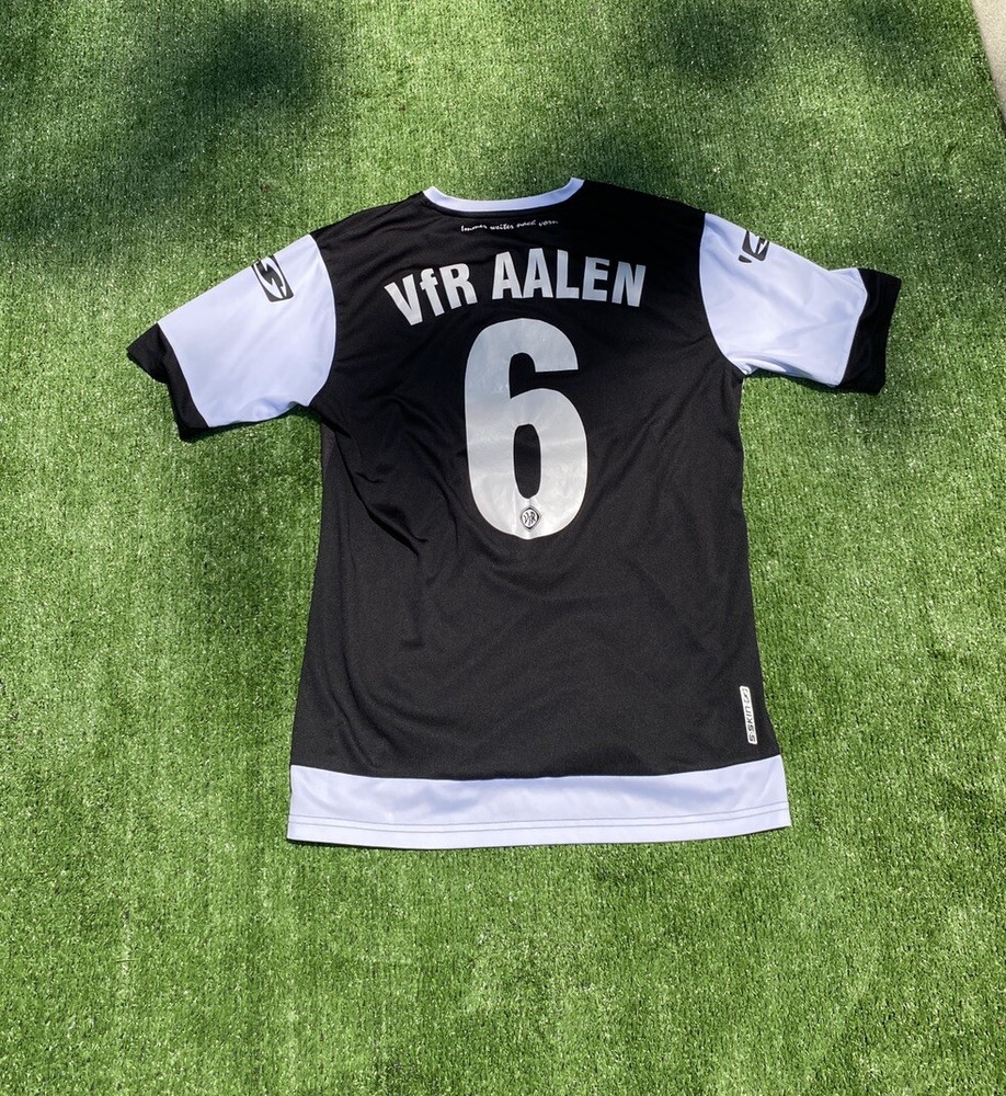 VFR Aalen Home Jersey Black And White 2017/2018. Size Medium