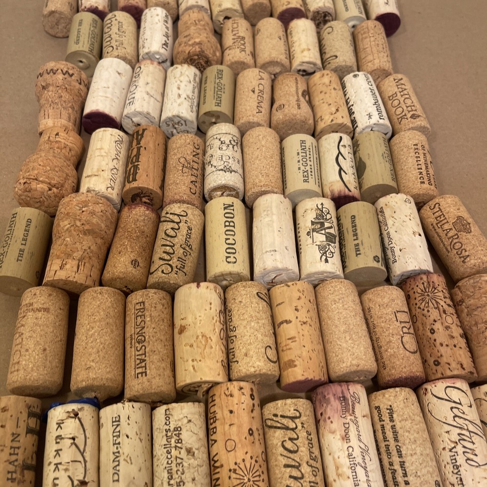 Wine Bottle Corks 100 Plus Count Various Brands Used Assorted Lot