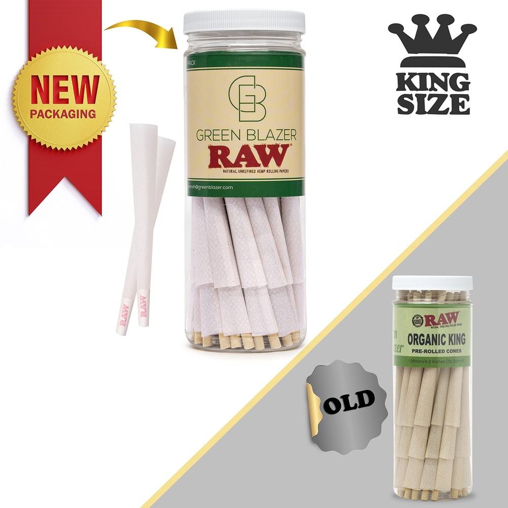 RAW Cones Organic King Size: 50 Pack