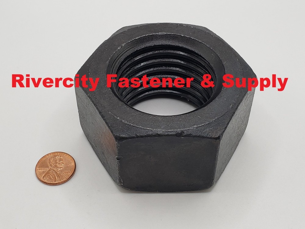 2-4-1/2 Left Hand Thread Nut 2.0x4.5 Nuts 2" x 4-1/2 Reverse Thread Nut