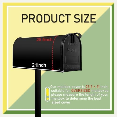 Happy Easter Mailbox Covers Large Size Spring Bunny Rabbit Magnetic Mail Post