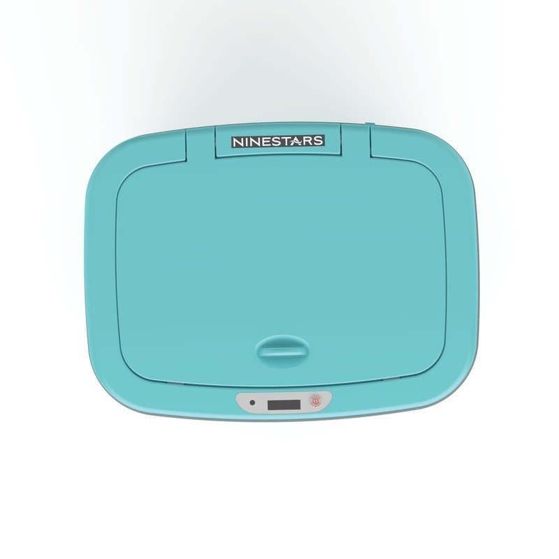 Touchless Motion Sensor Trash Can 3.2 Gallon Automatic Lid Wastebasket Teal