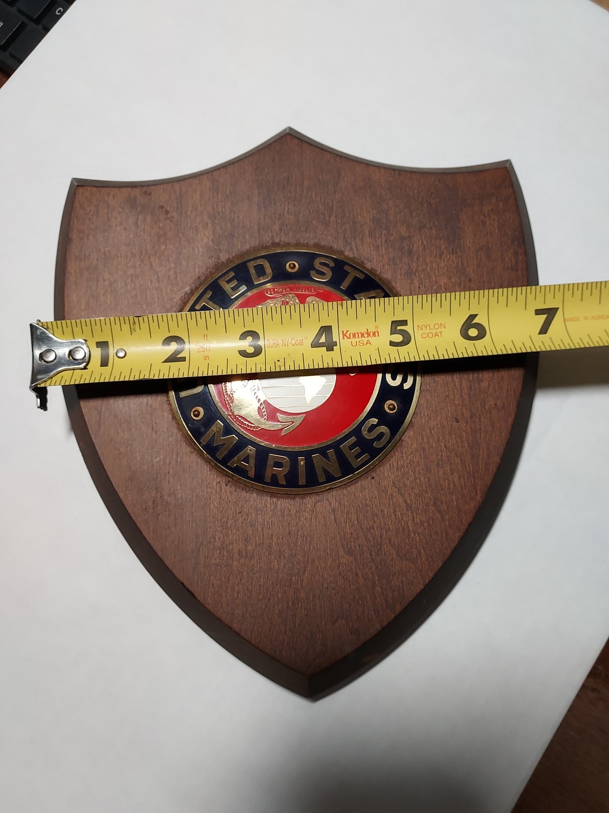 United States Marines Wood Plaque/No Personal Engraving