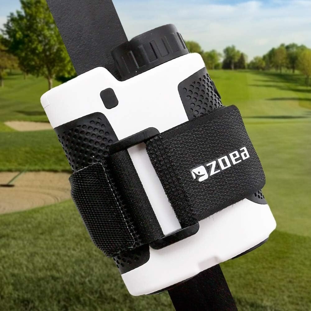 "Magnetic Rangefinder Mount Strap for Golf Cart Railing, Adjustable Rangefinder