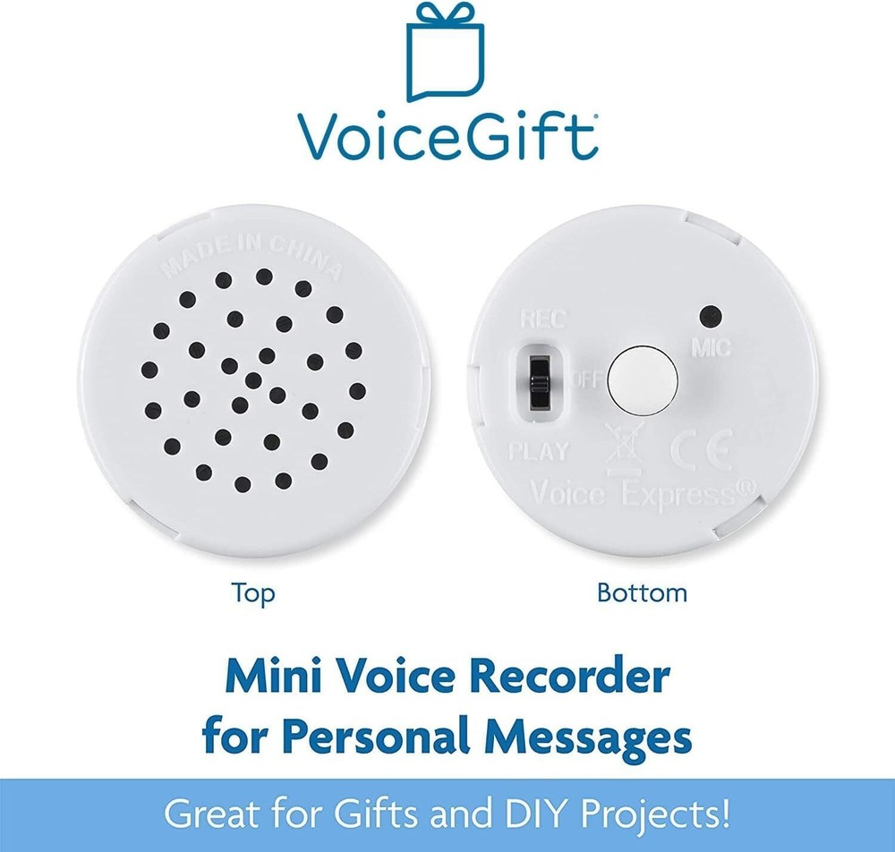 60 Second Multi-Message Voice Recorder, Record Custom Messages for Plush Toy,...