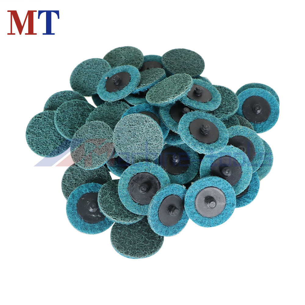 50 Pack 2" Fine Surface Conditioning Discs Roll Lock Die Grinder Sanding Pads