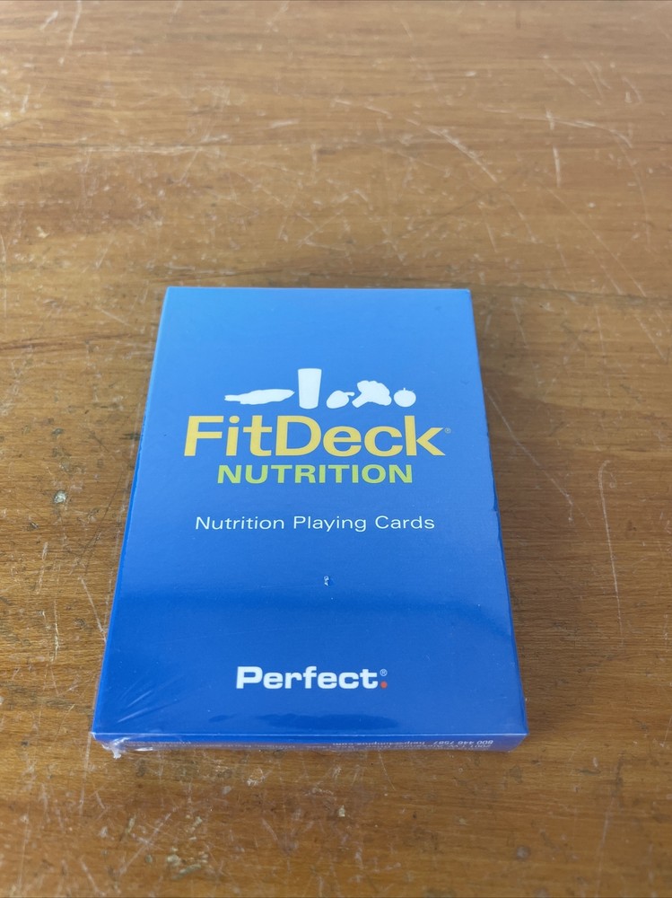 FITDECK Nutrition Meal Planning Playing Cards