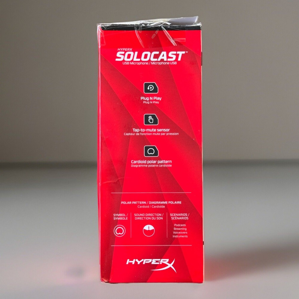 HyperX Solocast Gaming Microphone with USB Condenser