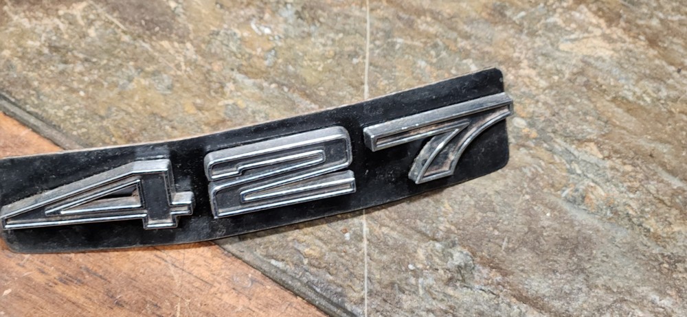 Vintage Chevrolet Corvette 427 Emblems