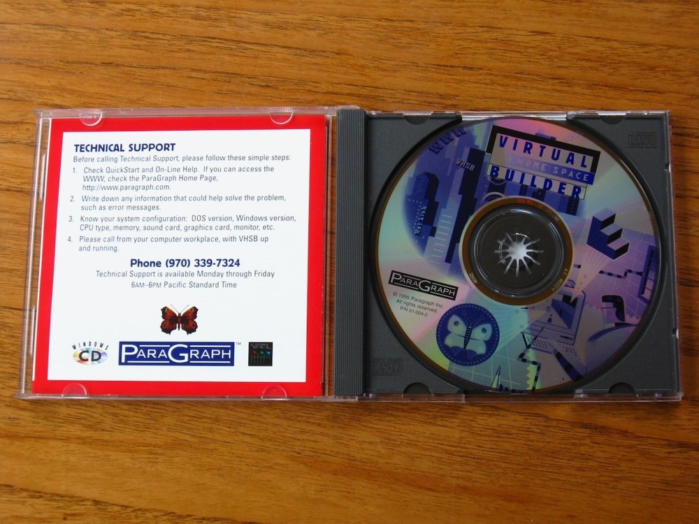Virtual Home Space Builder CD-ROM 1995 Paragraph Inc.