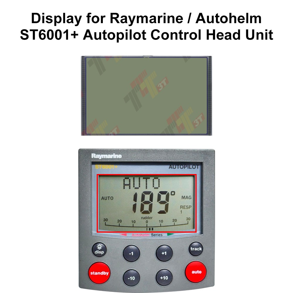 Display for Raymarine / Autohelm ST6000+ / ST6001+ Autopilot Control Head Unit