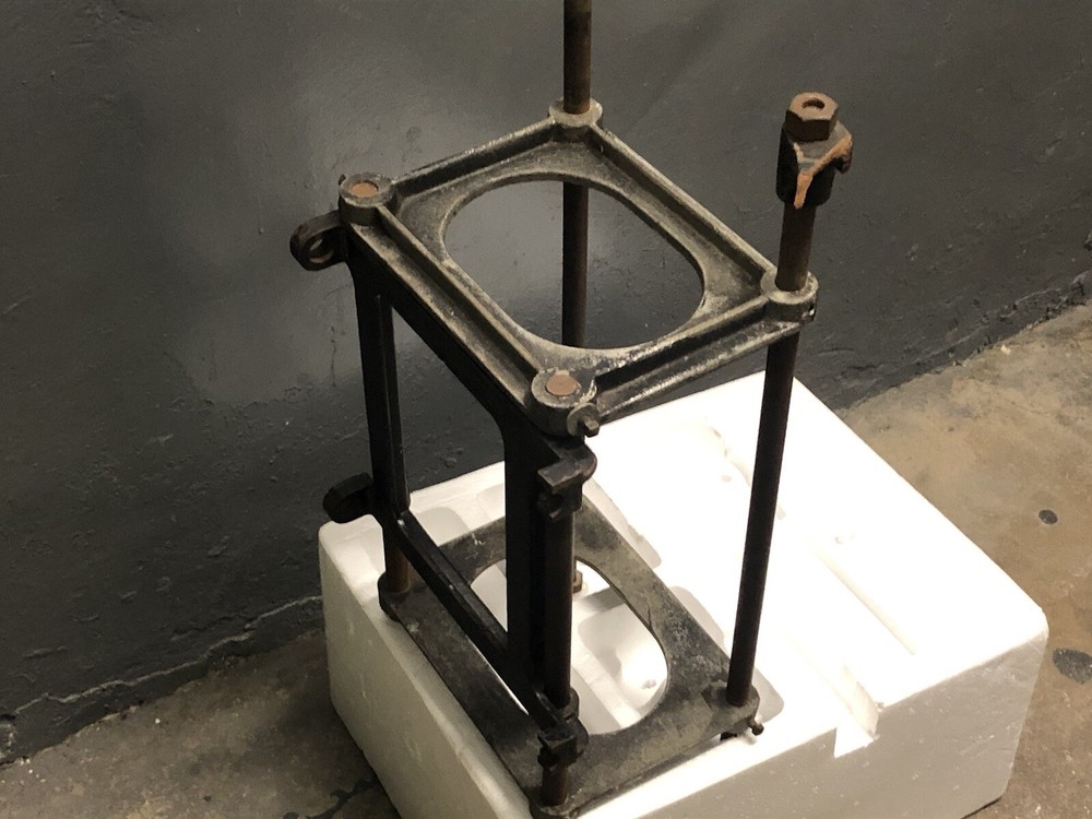 1917 Powers Cameragraph 6B 35mm Movie Projector Arc Lamp Rail & Support Bracket