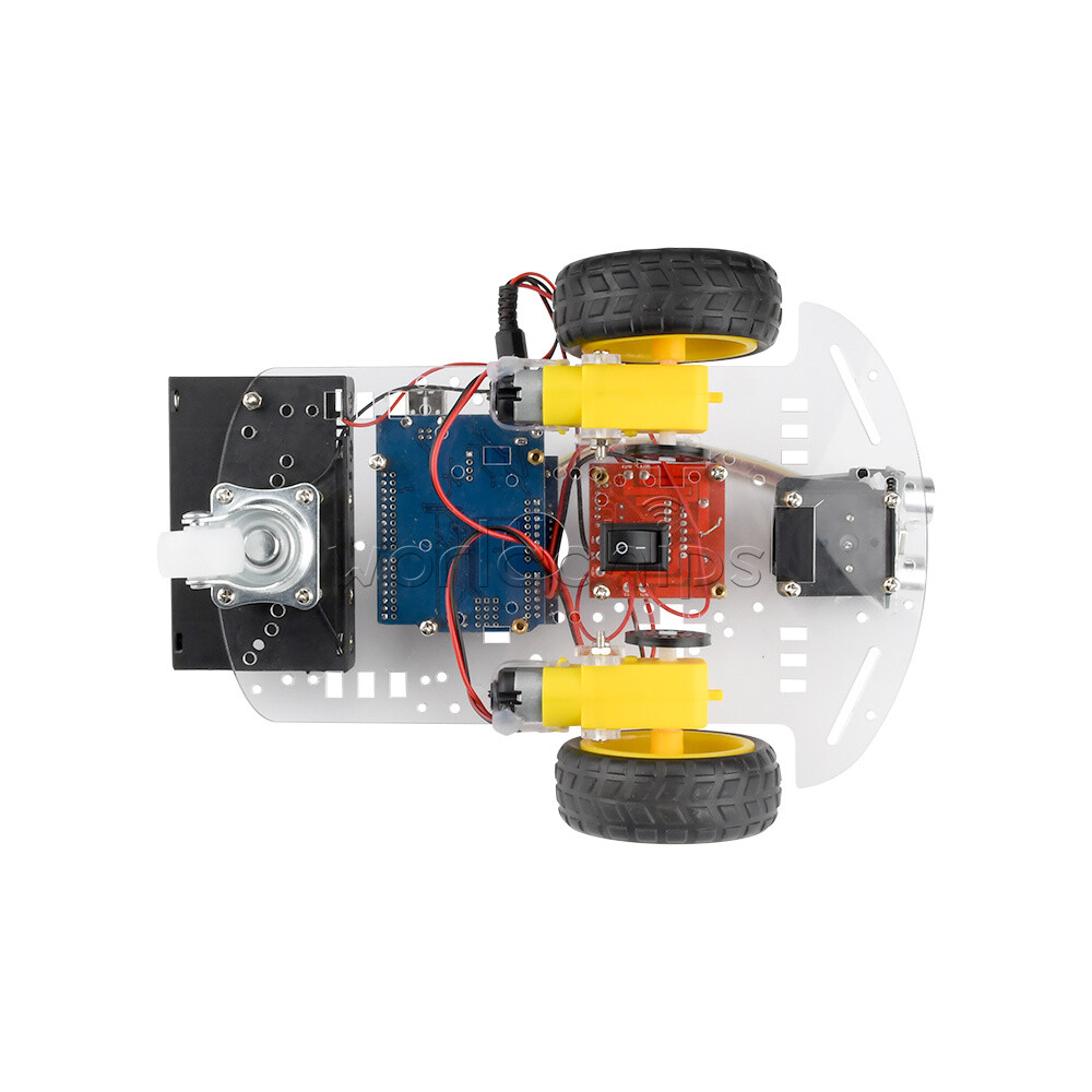 Avoidance Tracking Smart Robot Car Chassis Kit Ultrasonic Module For Arduino