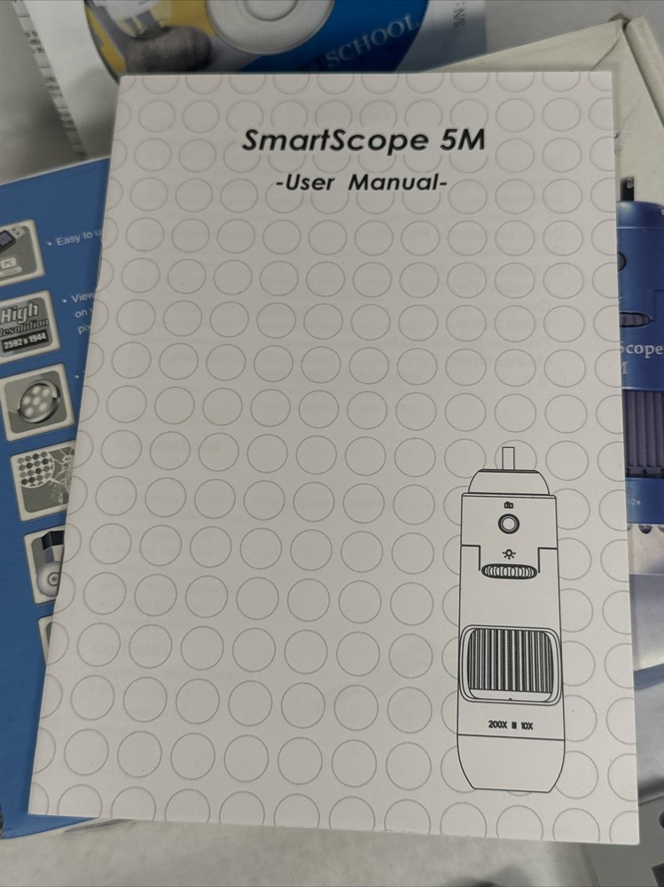 Smart MicroScope By Smart School Systems 200x Digital USB Microscope 5M PC