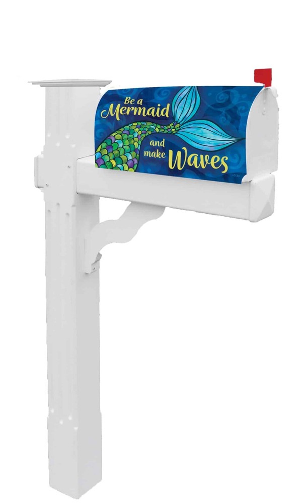 Be a Mermaid Mailbox Makeover Cover Standard Size