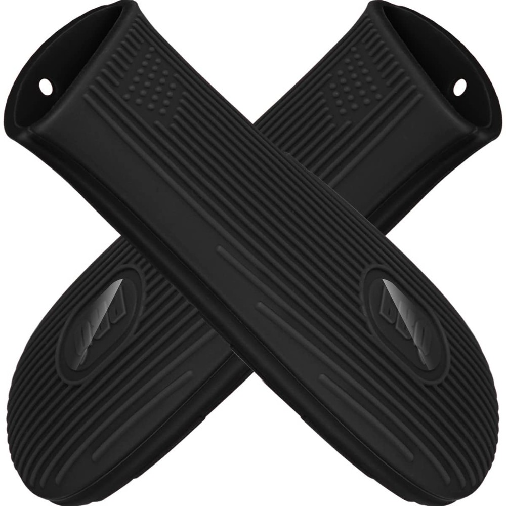 Silicone Handle Covers 2 Pack for Hot Cast Iron Pans, Handle Protector Sleeve