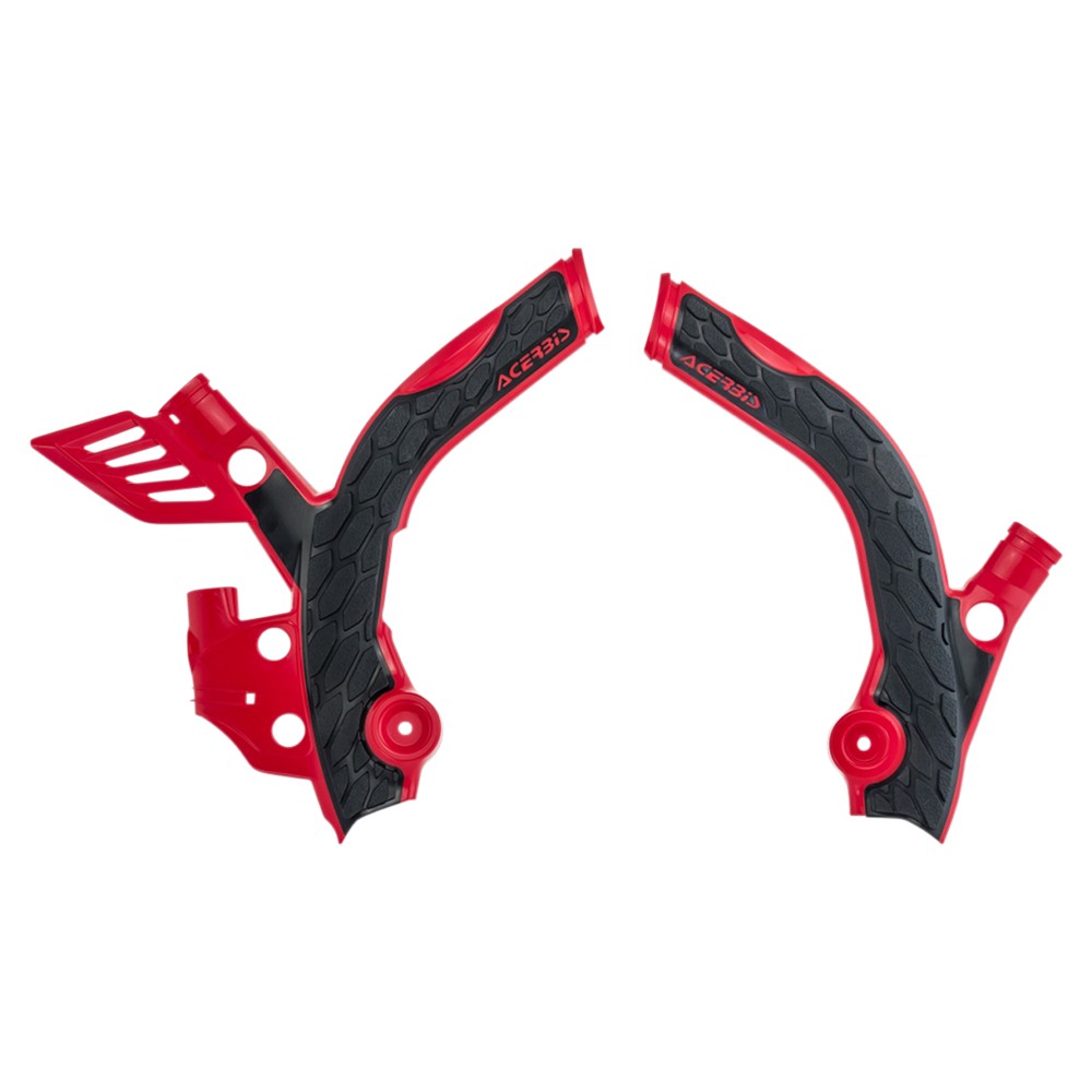 Acerbis X-Grip Frame Guards - Red/Black - 2686561018