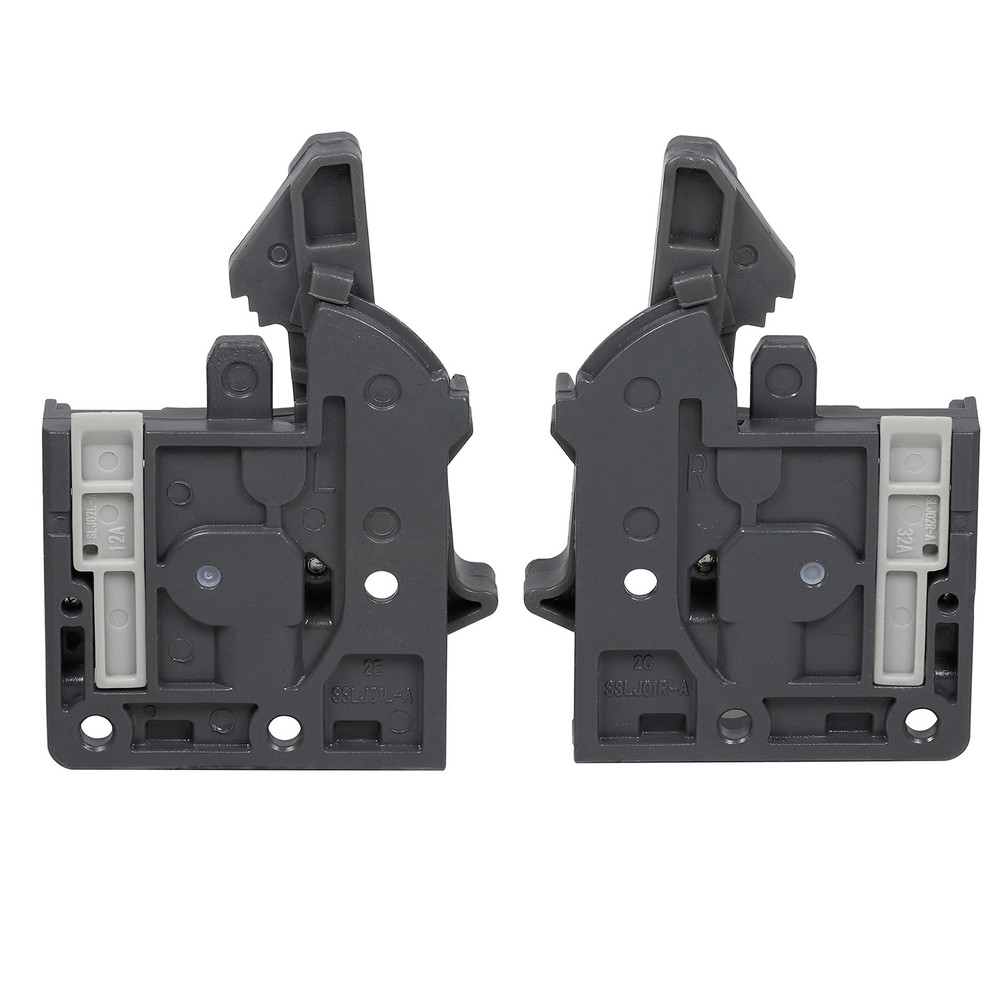 Pair of DTC Undermount Drawer Slide Left & Right Locking Device Set, Gray